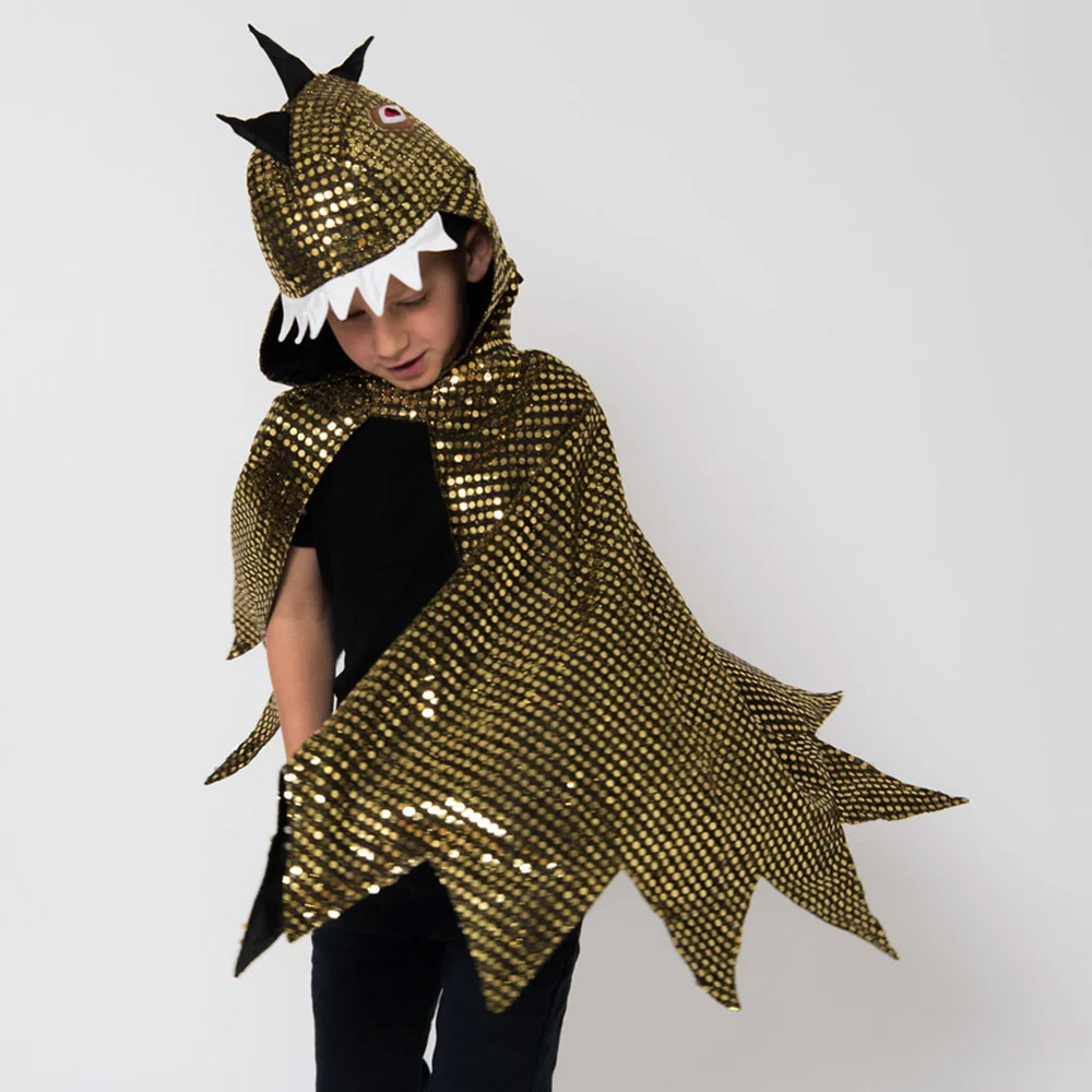 Dress Up Cape - Golden Dragon