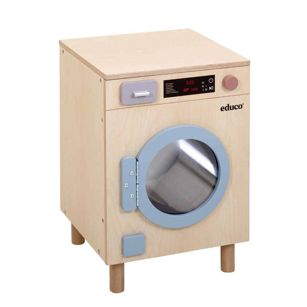  Natural Role Play Play Kitchen Set - Washing Machine