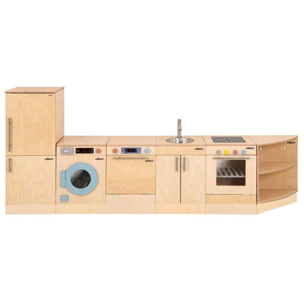  Natural Role Play Kitchen Set - 6pcs