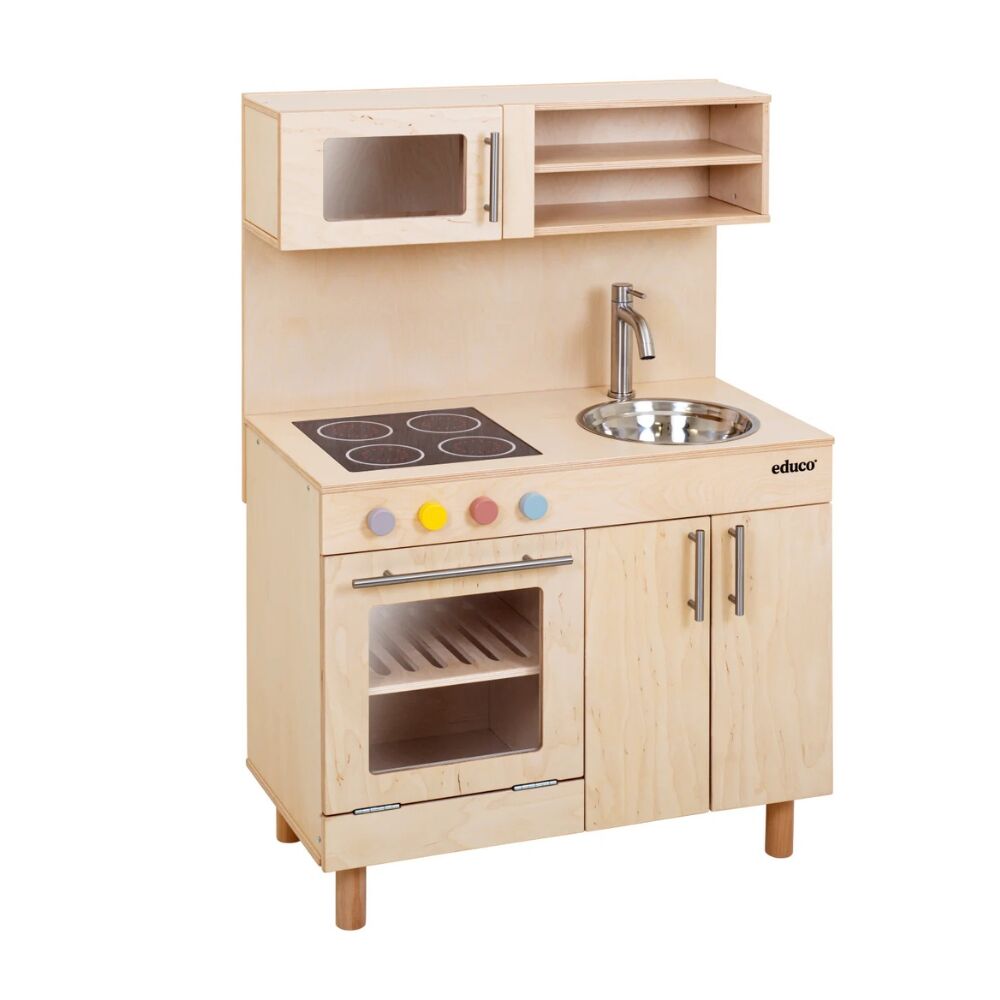  Natural Role Play Kitchen Set -All In One