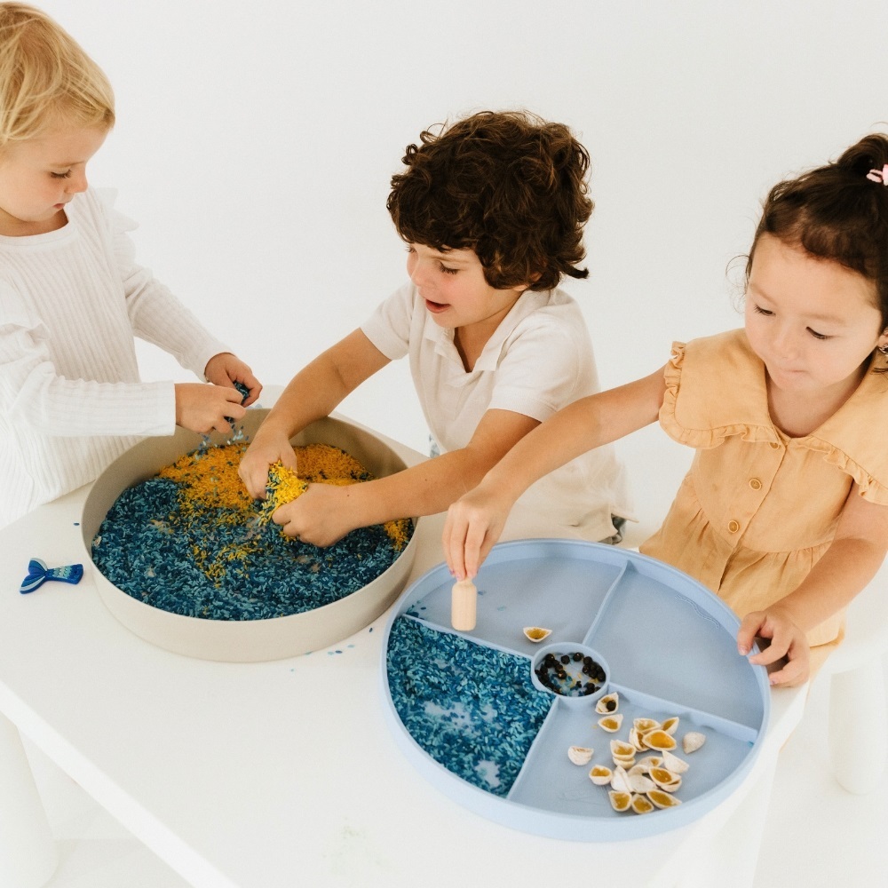 2 in 1 Sensory Play Tray - Blue