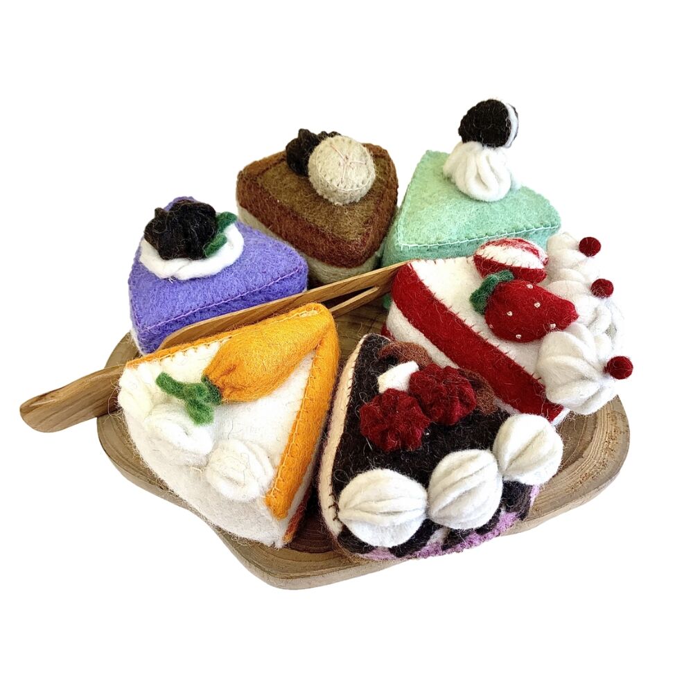 Papoose Felt Cake Selection Set - 7pcs