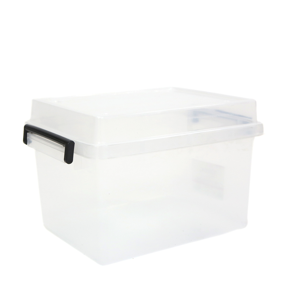 Heavy Duty Storage Container with Lid - Clear 18L