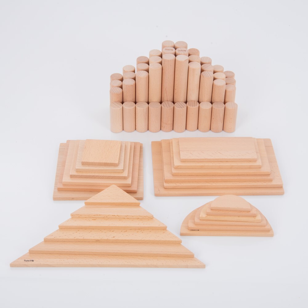 Natural Architect Shapes & Columns - 64pcs