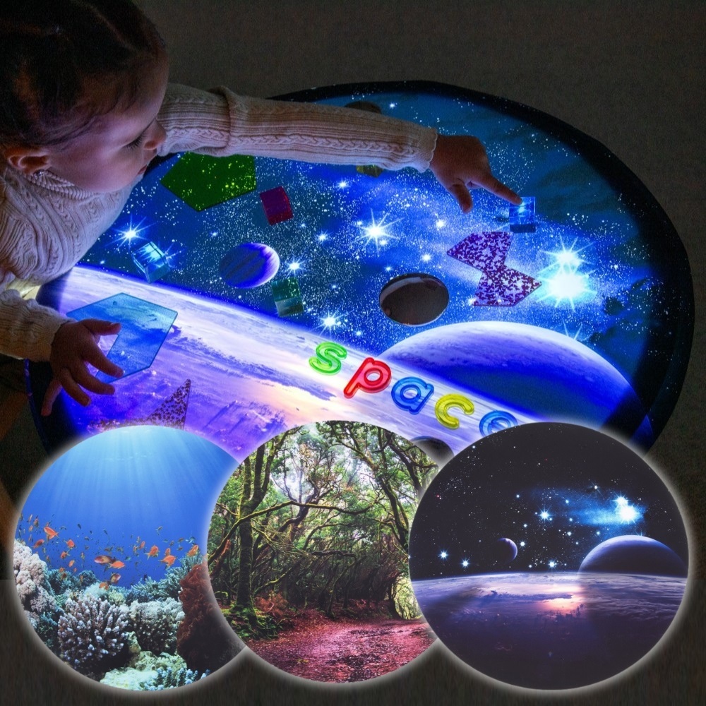 Round LED Light Panel 600mm with 3 Play Mats