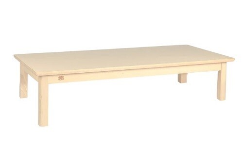 Elegance Beechwood Table With HPL Top - Rectangle 120x80x36xmH