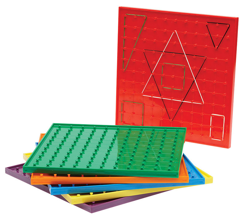 8 Double-Sided 7 x 7 Pin Grid Geoboard - Set of 6 - Sale & Discount  Teacher Supplies