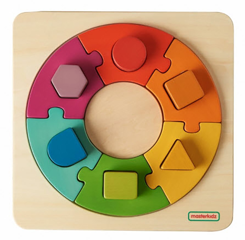 Masterkidz Shape-Matching Jigsaw Donut Blocks