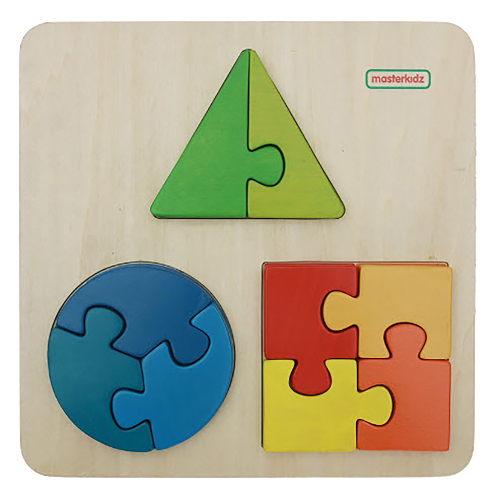 Masterkidz Chunky Jigsaw Puzzle - Geometric Shapes