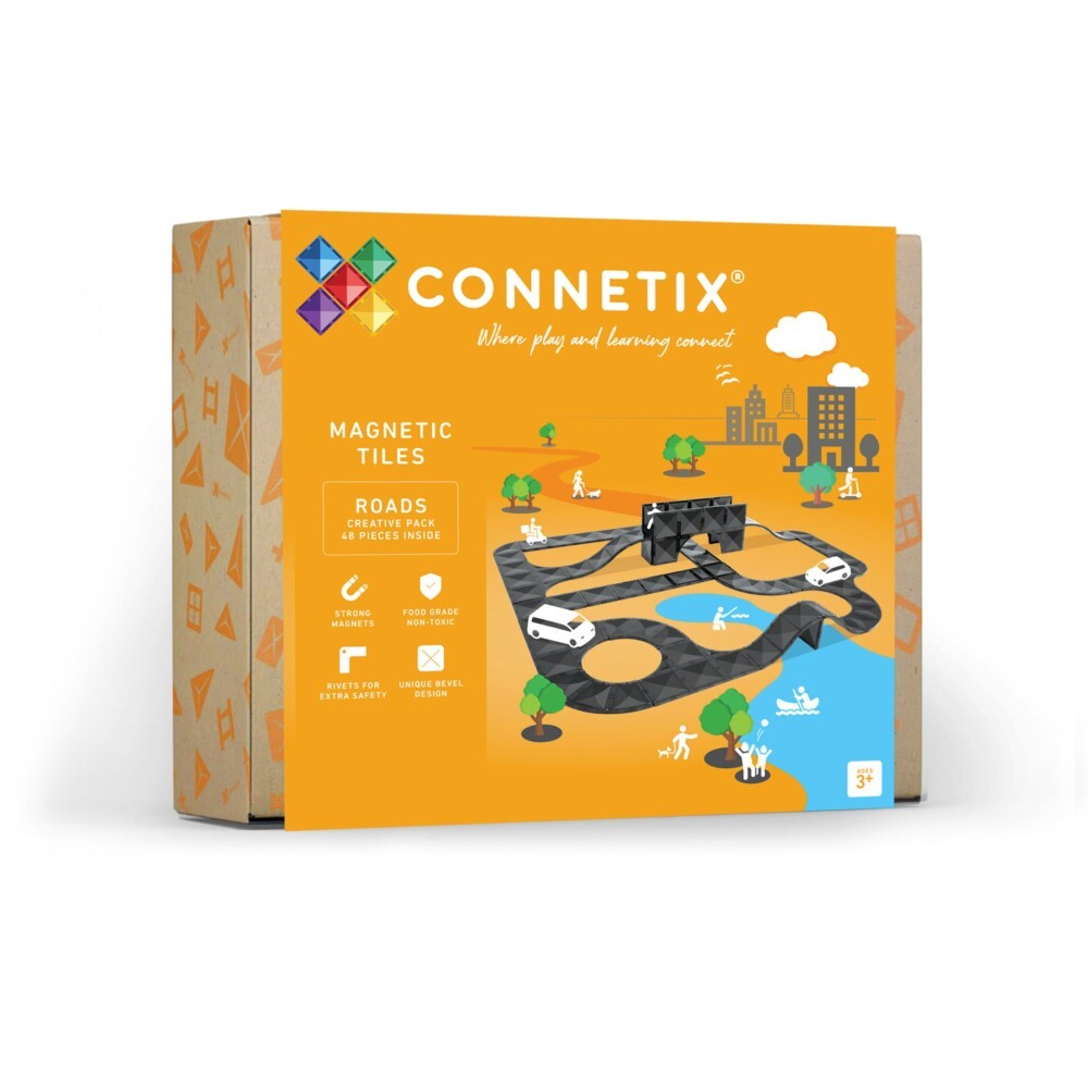 Connetix Creative Roads Pack- 48pcs