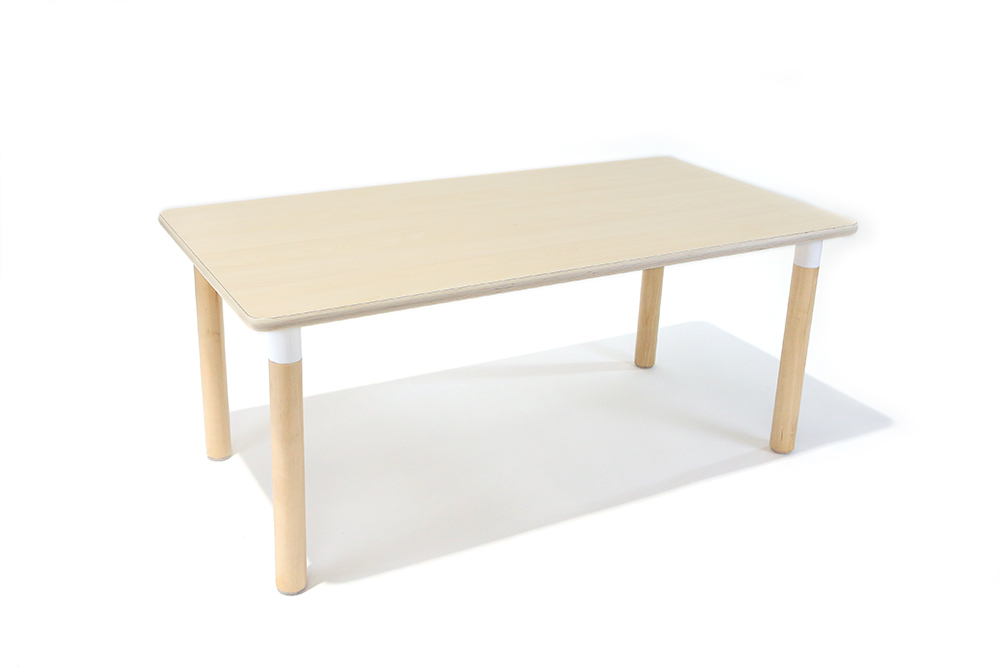 Osma Rectangular Timber Table - Birch 120 x 60 x 28cmH