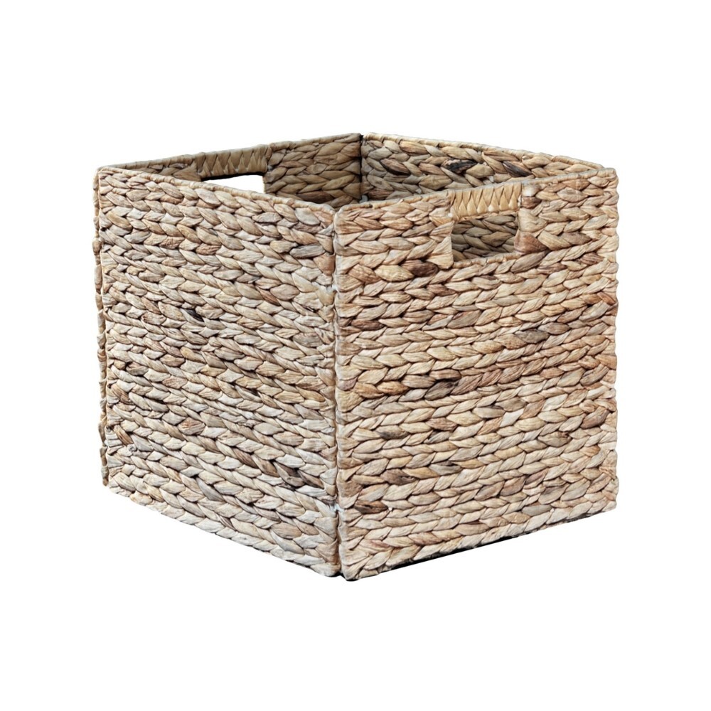 Water Hyacinth Cube Insert Storage Basket