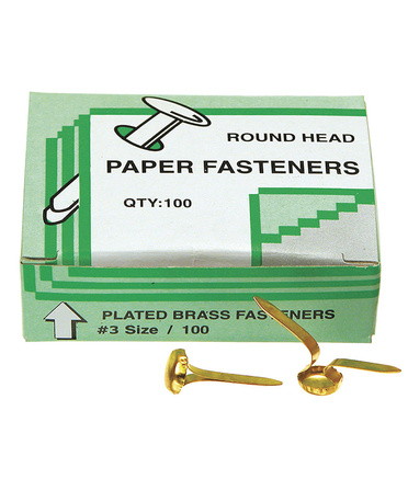 Paper Fasteners - 100pk