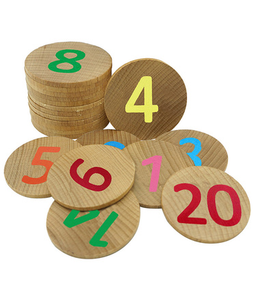 Wooden Memory Game - Numbers 1-20